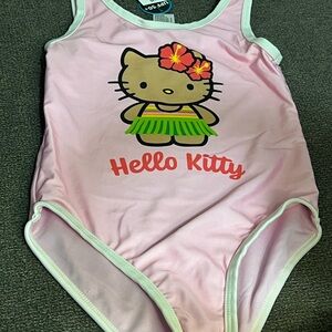 Hello Kitty Pink Kids Swim One Piece